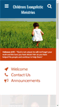 Mobile Screenshot of childrensevangelisticministries.org